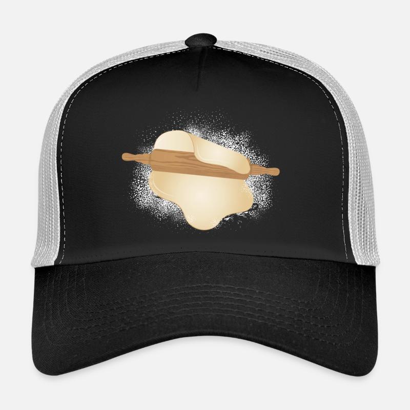 sprinkled flour with rolled out dough Trucker Cap