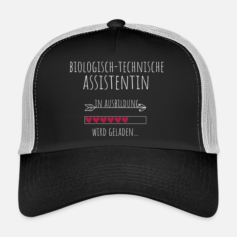 Biologisch Technische Assistentin in Ausbildung - Trucker Cap - Schwarz/Steingrau