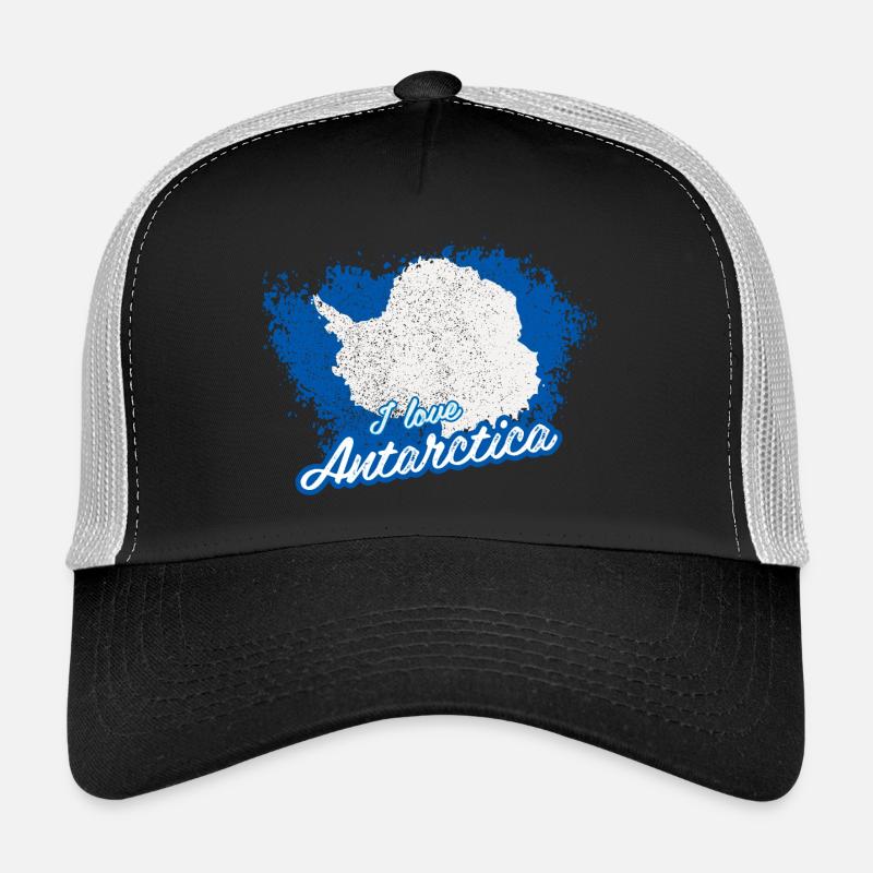 J'aime L'Antarctique Casquette trucker 