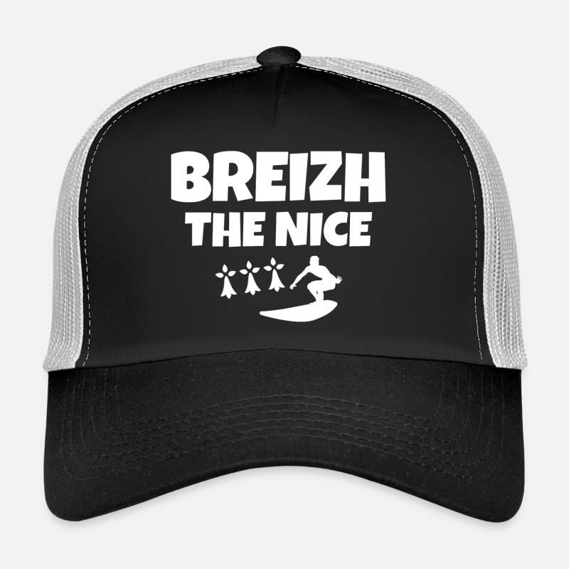 Bretagne, Celtic, Breizh, Surf, Surffan Trucker Cap