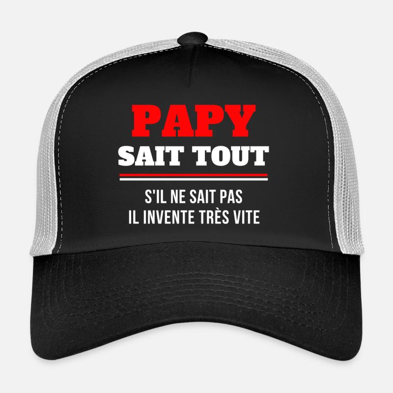 grand-père, papy, super papy Casquette trucker 