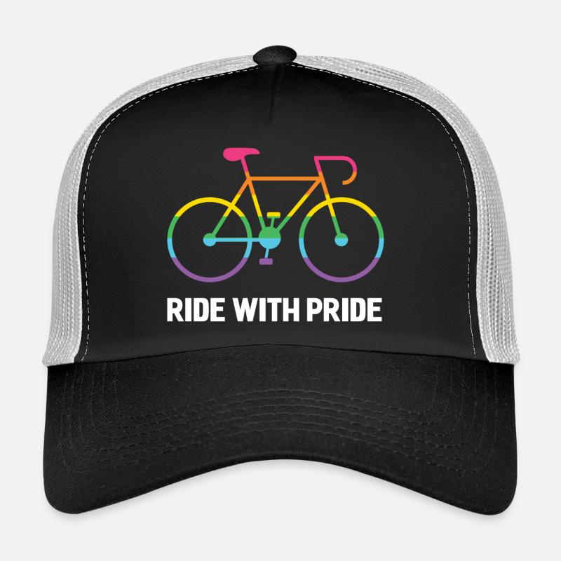 LGBTQ Cyclist - Ride With Pride Trucker Cap