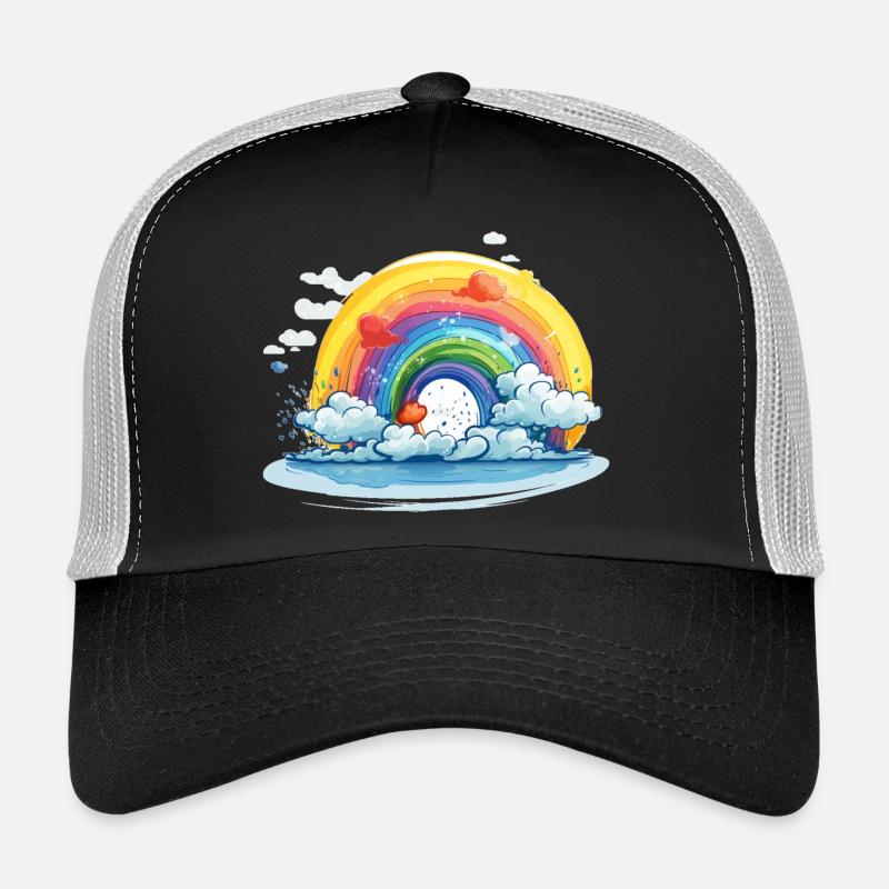 Rainbow Pride - Trucker Cap - black/stone grey