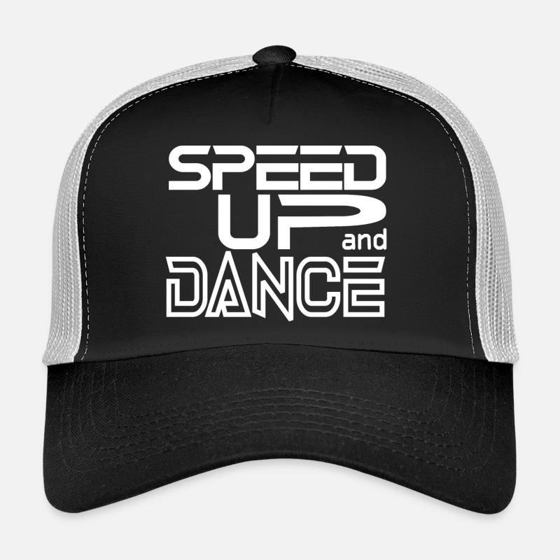 Speed up and Dance - Trucker Cap - Schwarz/Steingrau