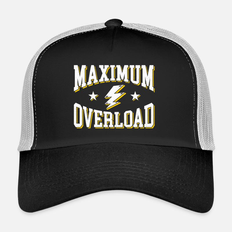 Surcharge maximale Imprimé rétro audacieux Casquette trucker 