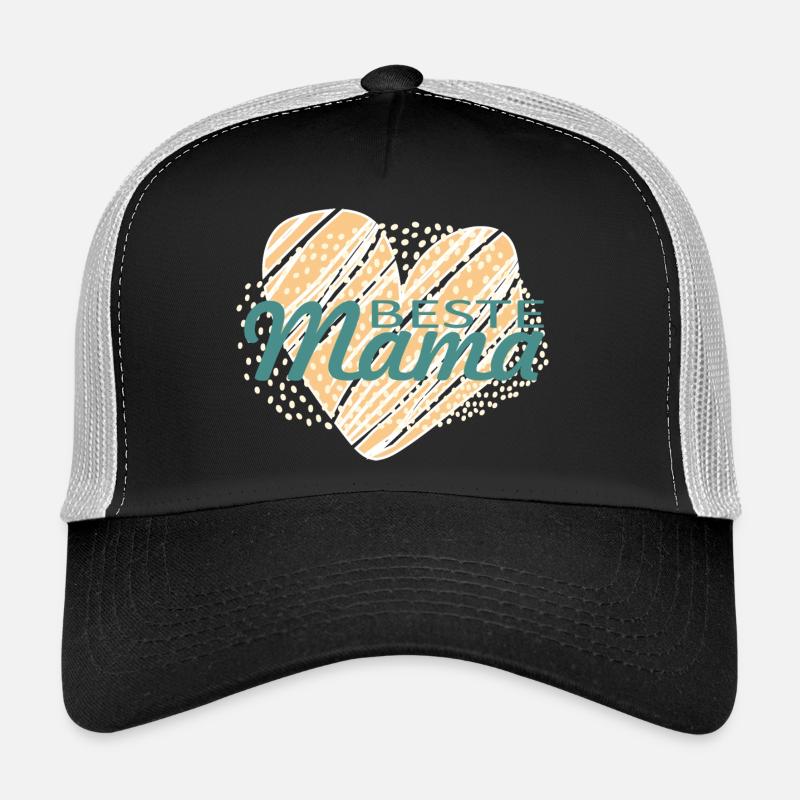 BesteMama - Trucker Cap - Schwarz/Steingrau