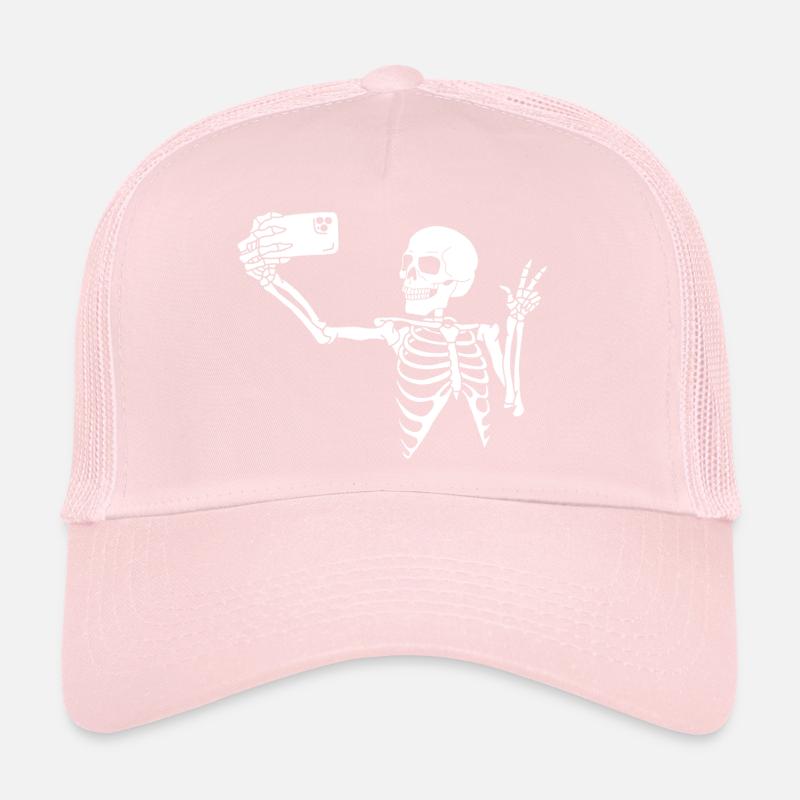 Deadly Selfie (White) Trucker Cap