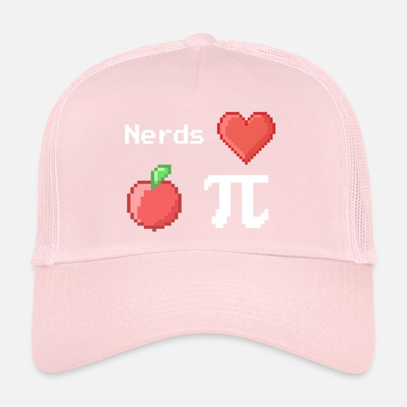 Les nerds adorent Apple Pi Pi Pi Dictons Math Pixel Casquette trucker 