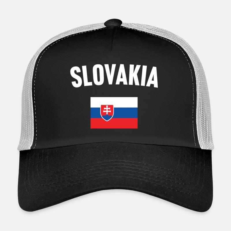 Drapeau de la Slovaquie Casquette trucker 