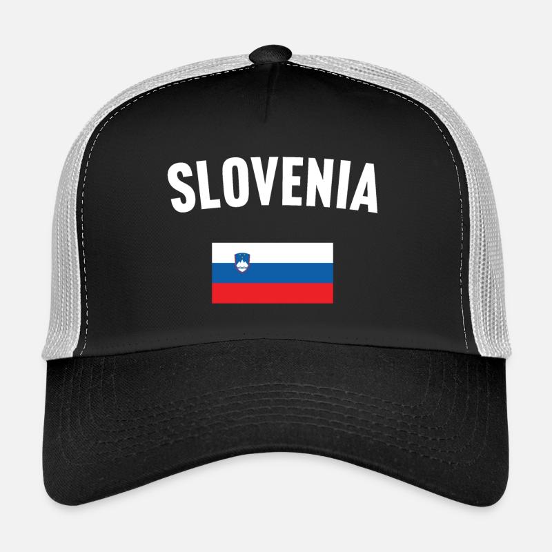Drapeau de la Slovénie Casquette trucker 