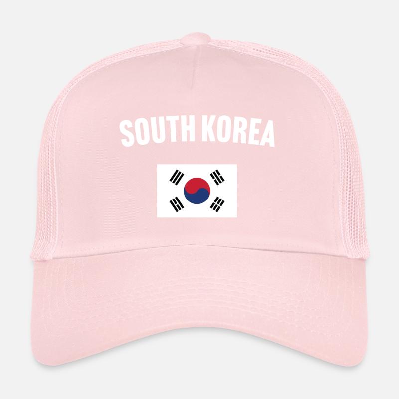 Drapeau de la Corée du Sud Casquette trucker 