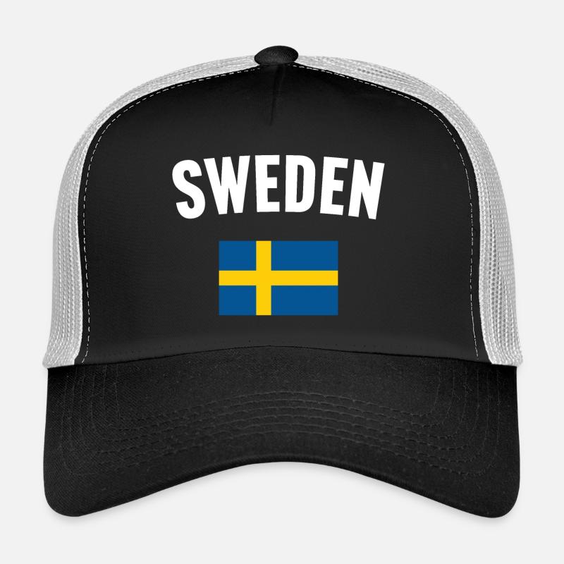 Drapeau de la Suède Casquette trucker 