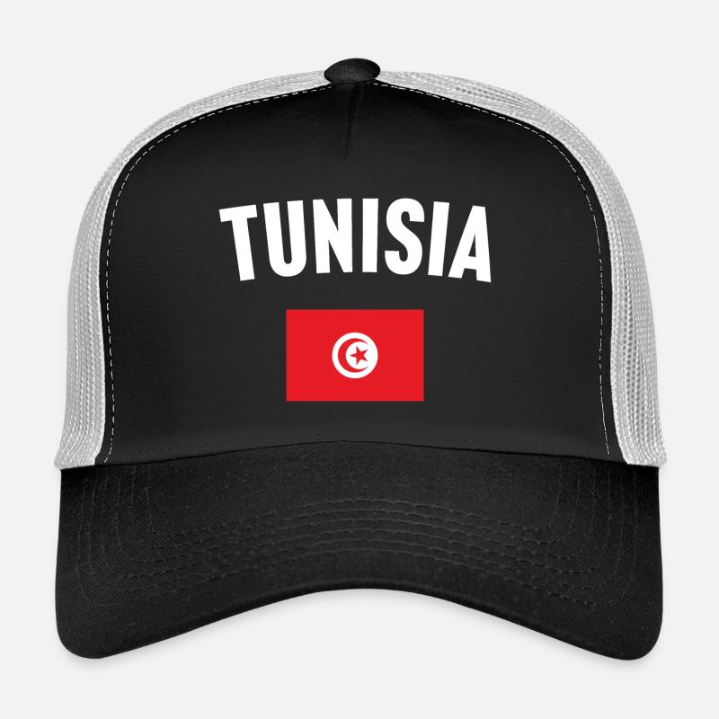 Drapeau de la Tunisie Casquette trucker 