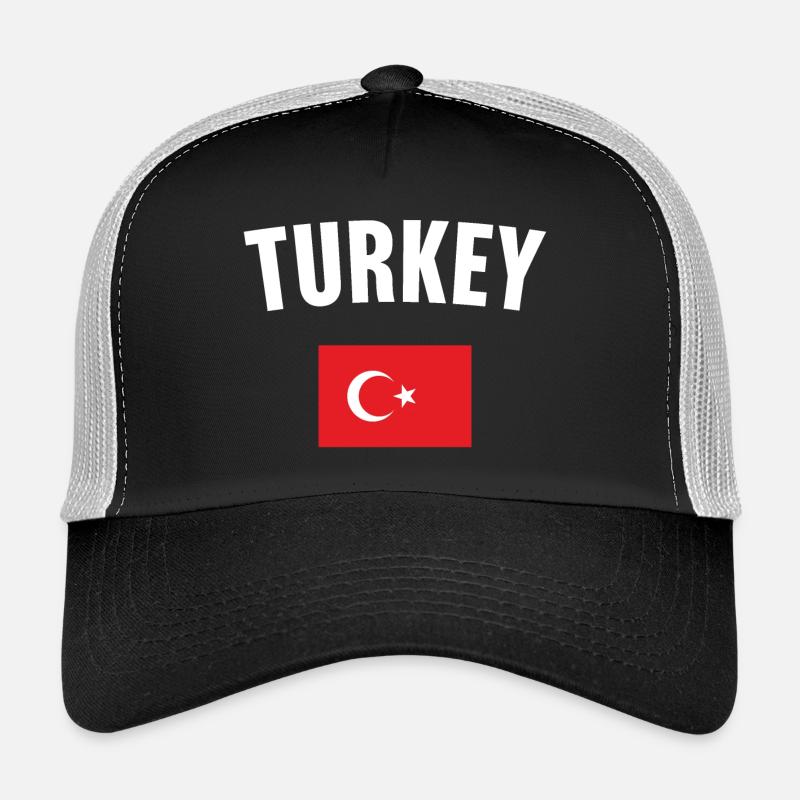 Drapeau de la Turquie Casquette trucker 
