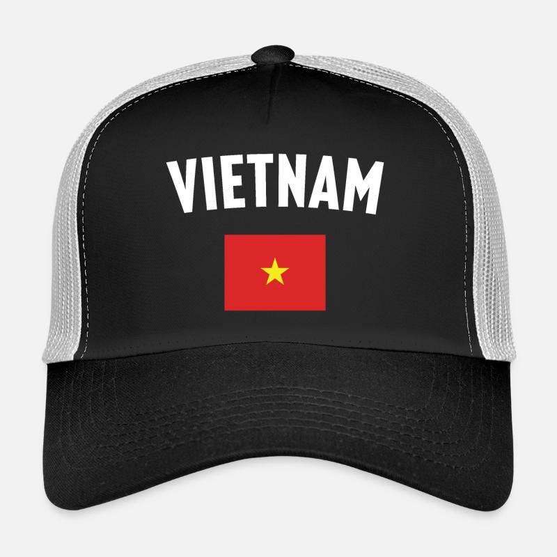 Drapeau du Vietnam Casquette trucker 