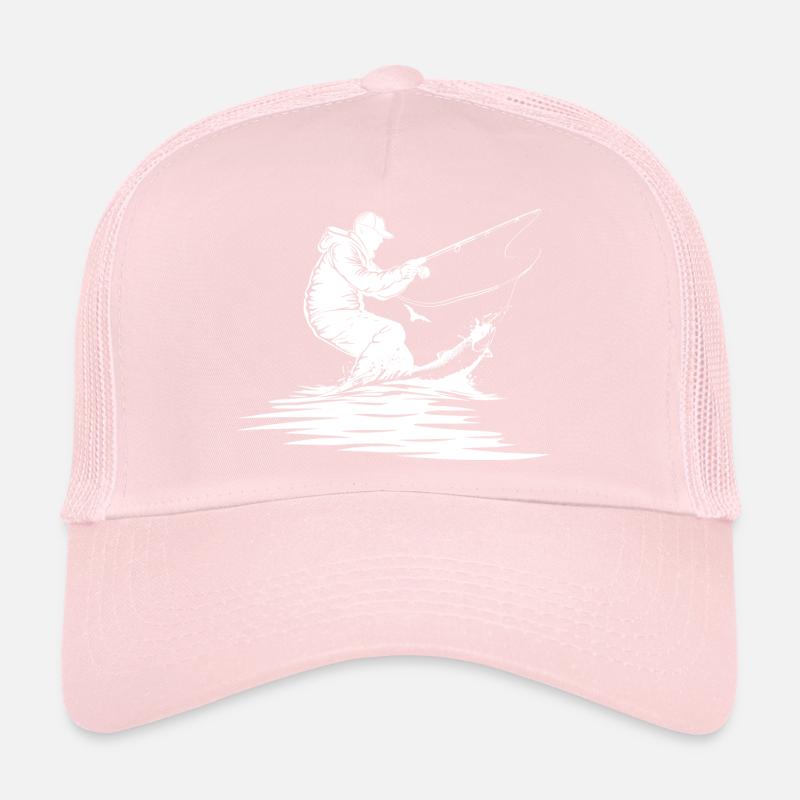 Fishing Drawing Trucker Cap