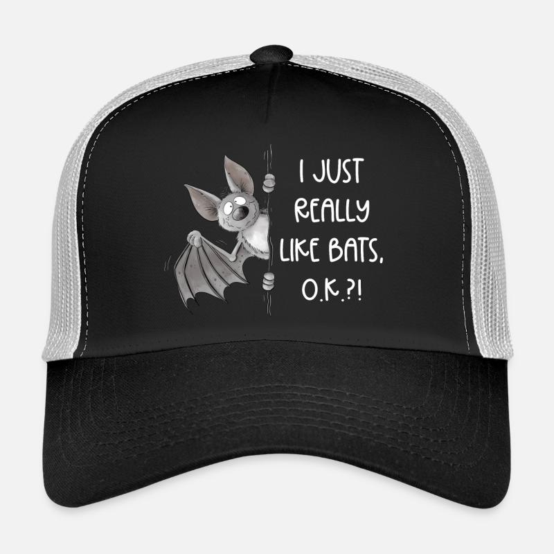 I Just Really Like Bats I Bat Flying Fox Trucker Cap