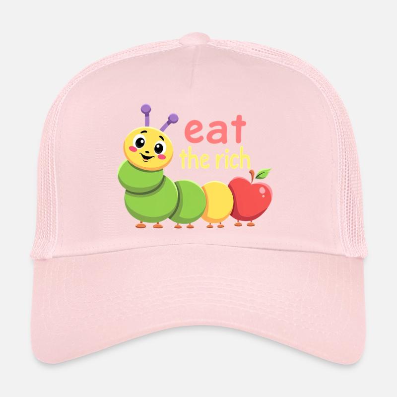 Ver affamé - Chenille Kawaii Casquette trucker 