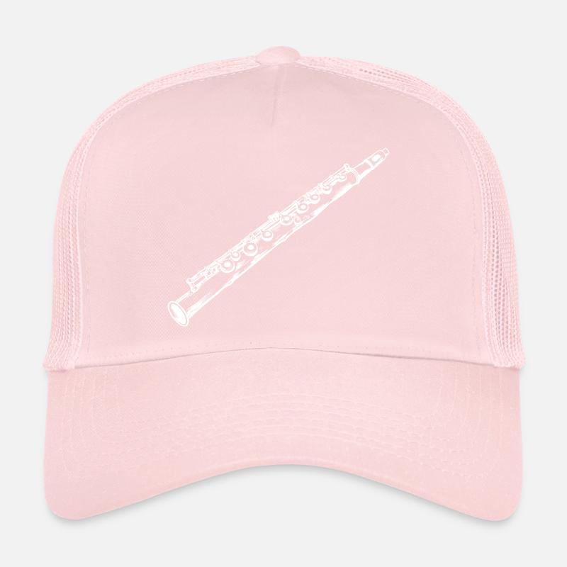 Dessin de flûte traversière Casquette trucker 