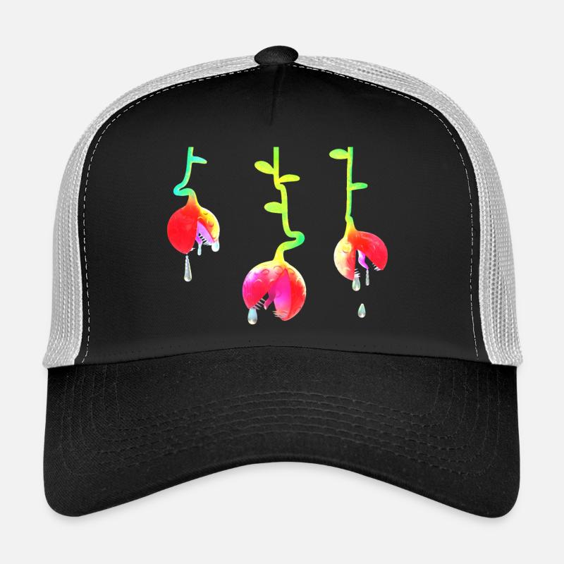 Gefräßige Pflanze - Trucker Cap - Schwarz/Steingrau