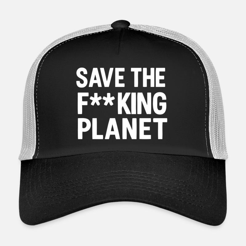 Sauvez la de planète blanche Casquette trucker 