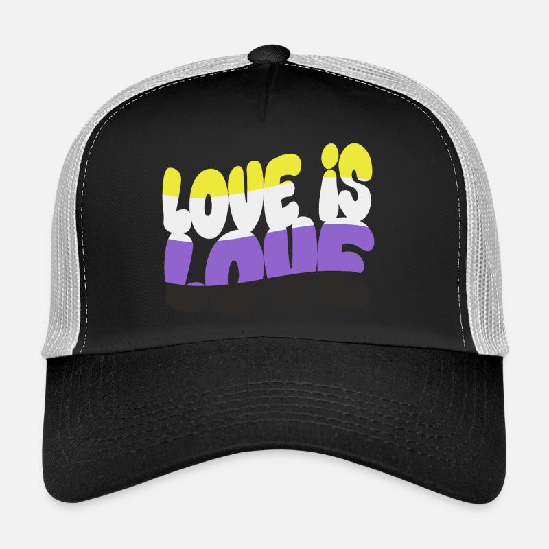 Love is Love – Nonbinary & Proud Trucker Cap