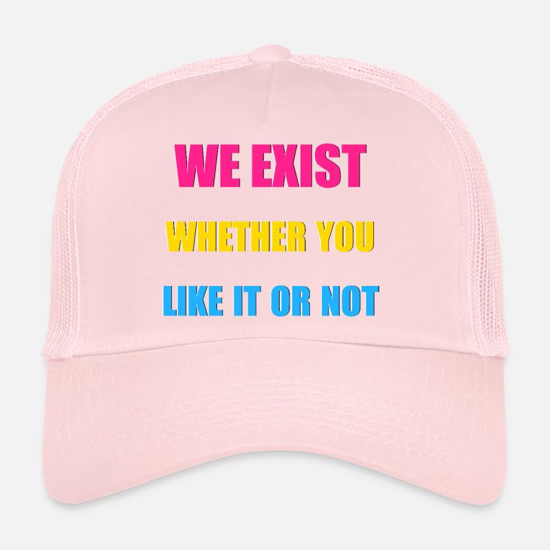 We Exist - Pansexual Flag Trucker Cap