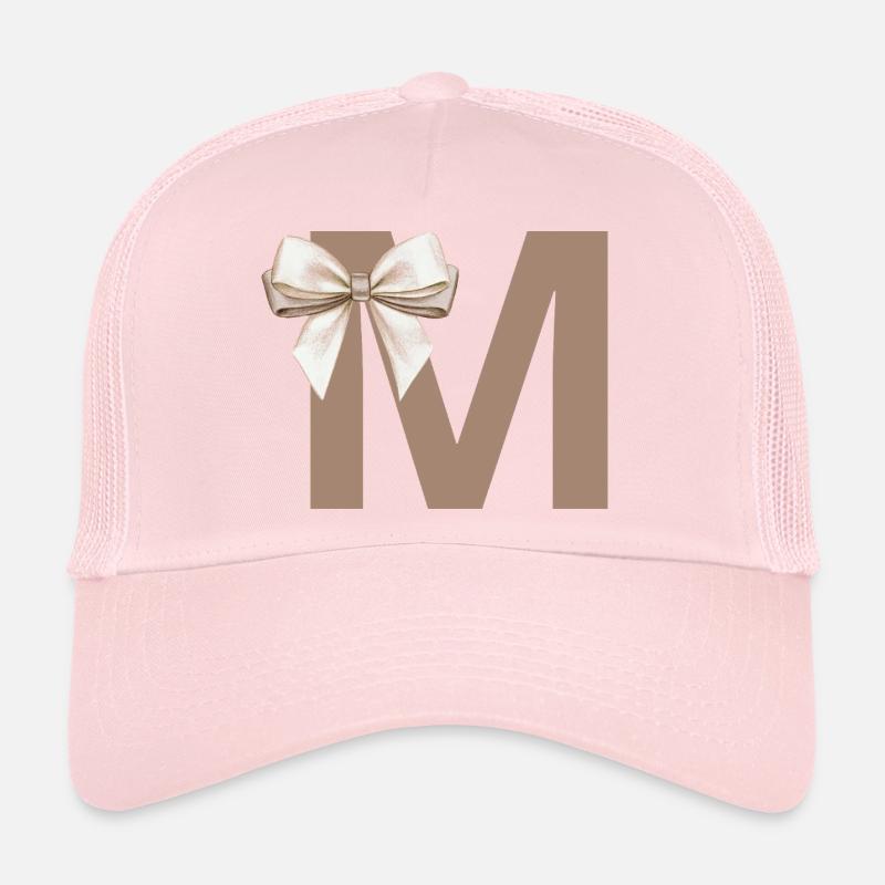 Buchstabe M Knoten Trucker Cap
