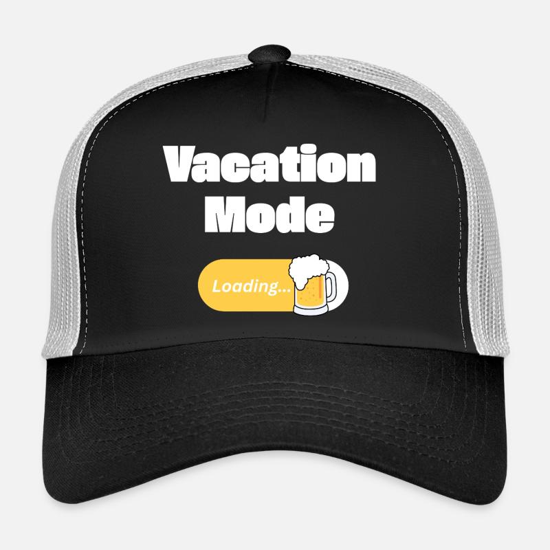 Mode vacances activé – Bière avec barre de chargement (léger) Casquette trucker 