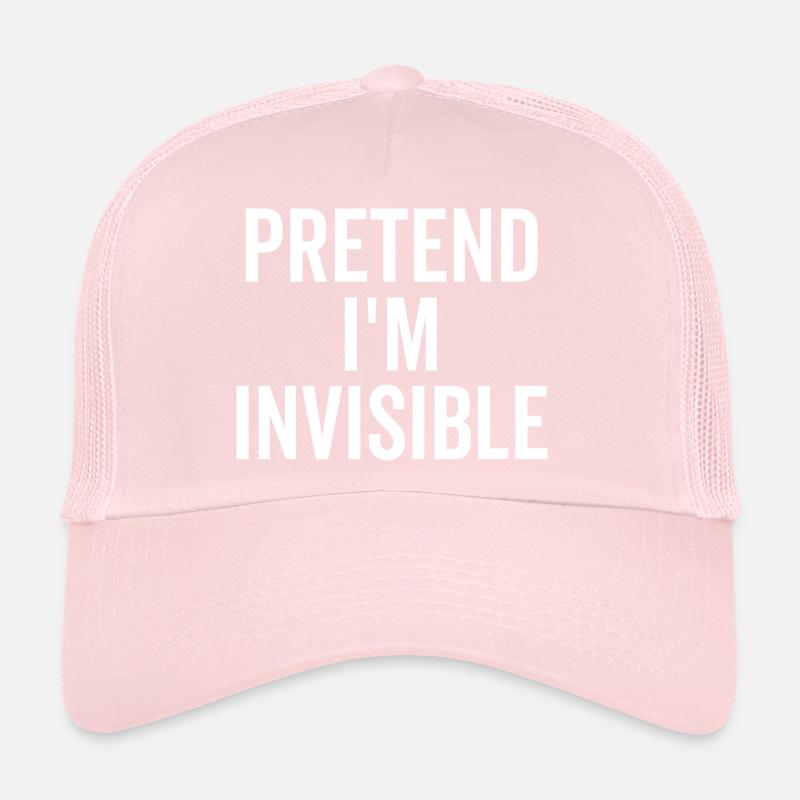 Faire semblant d’être invisible Casquette trucker 