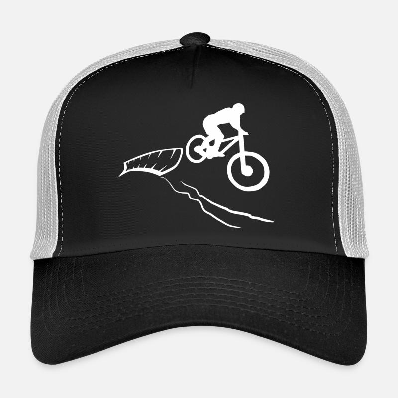 MTB Mountain Biker Cycling Jersey Trucker Cap