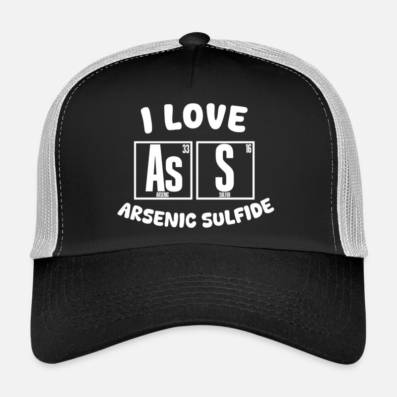 Ich liebe Arsensulfide - Trucker Cap - Schwarz/Steingrau
