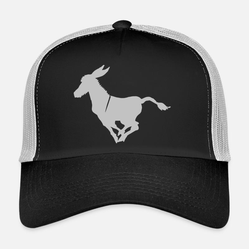 Idée cadeau d’âne mignon pour les amis ânes Casquette trucker 