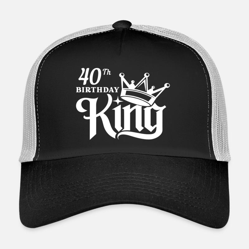 Roi du 40e anniversaire Casquette trucker 