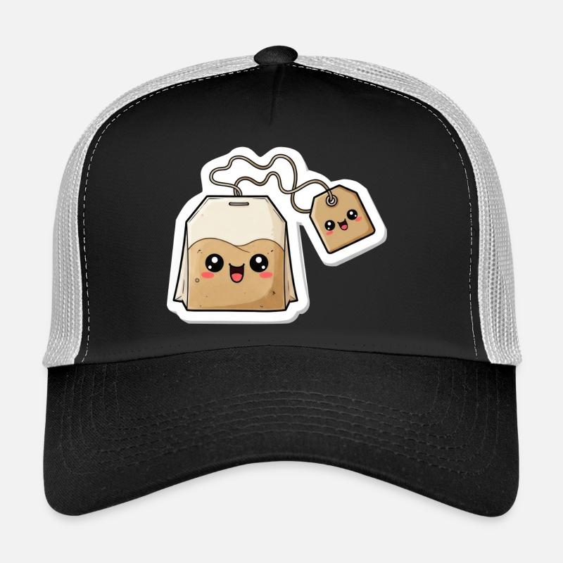 Kawaii Tea Bag Charm Trucker Cap