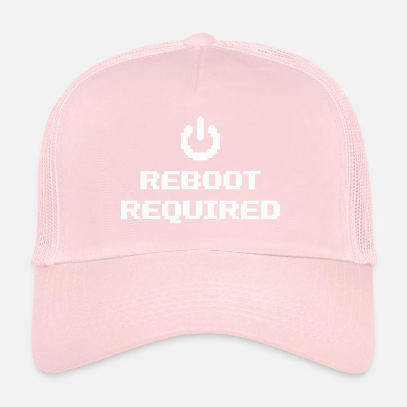 REDÉMARRAGE REQUIS Redémarrage requis Casquette trucker 