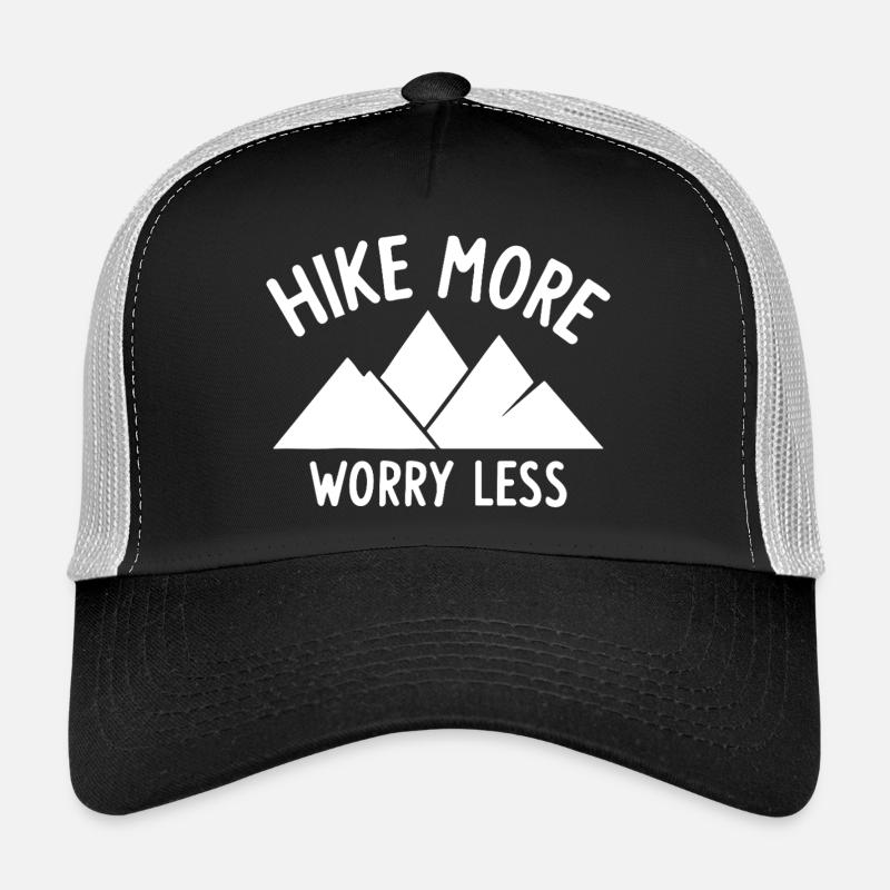 Randonnée Plus Soucis Moins Montagnes Casquette trucker 