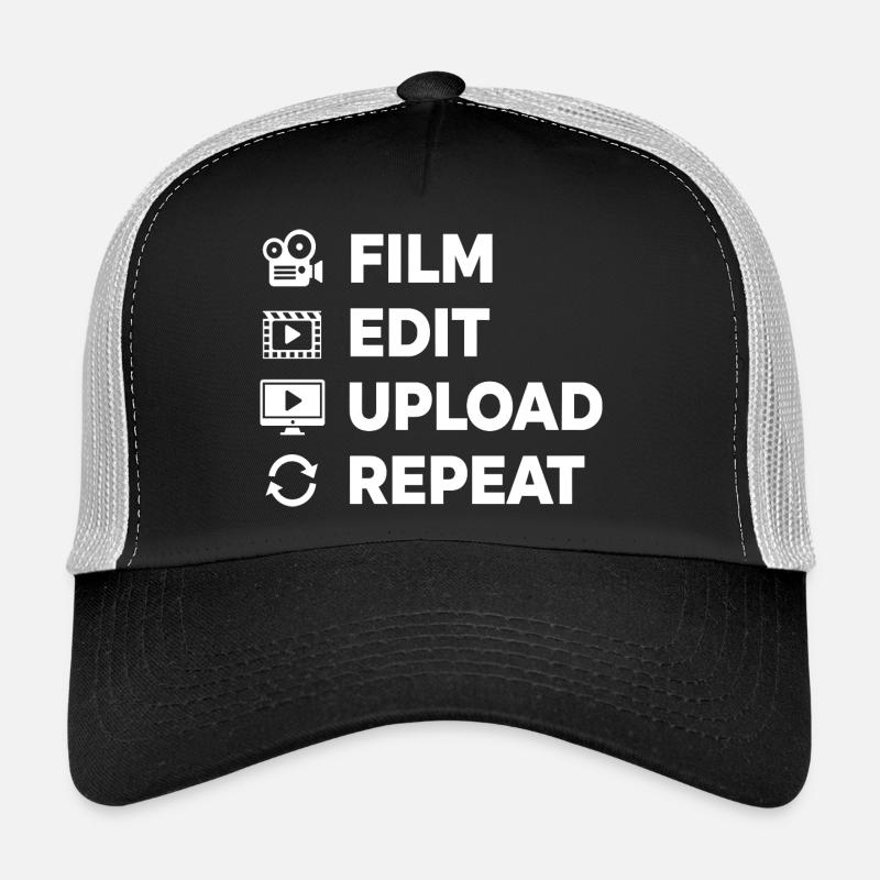 Video Editing Film Making Content Creator - Trucker Cap - black/stone grey