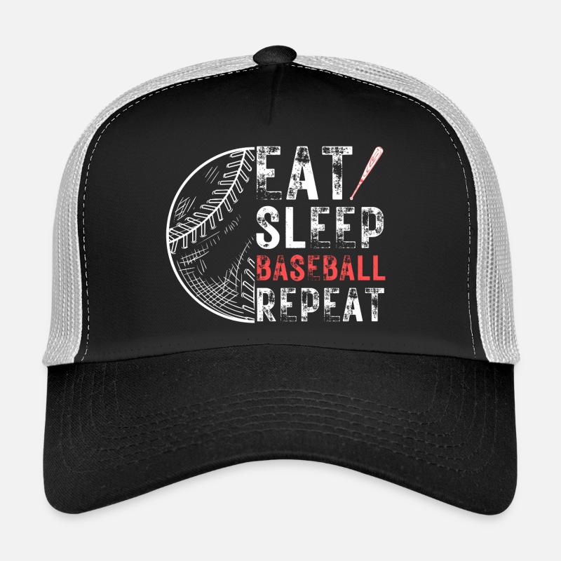 Manger dormir baseball répéter Casquette trucker 