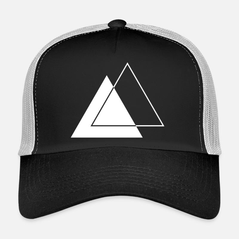 Conception géométrique des traïangles Casquette trucker 