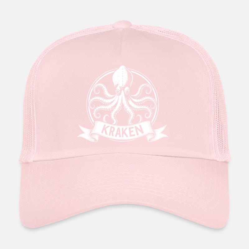 Kraken Emblem Circle Trucker Cap
