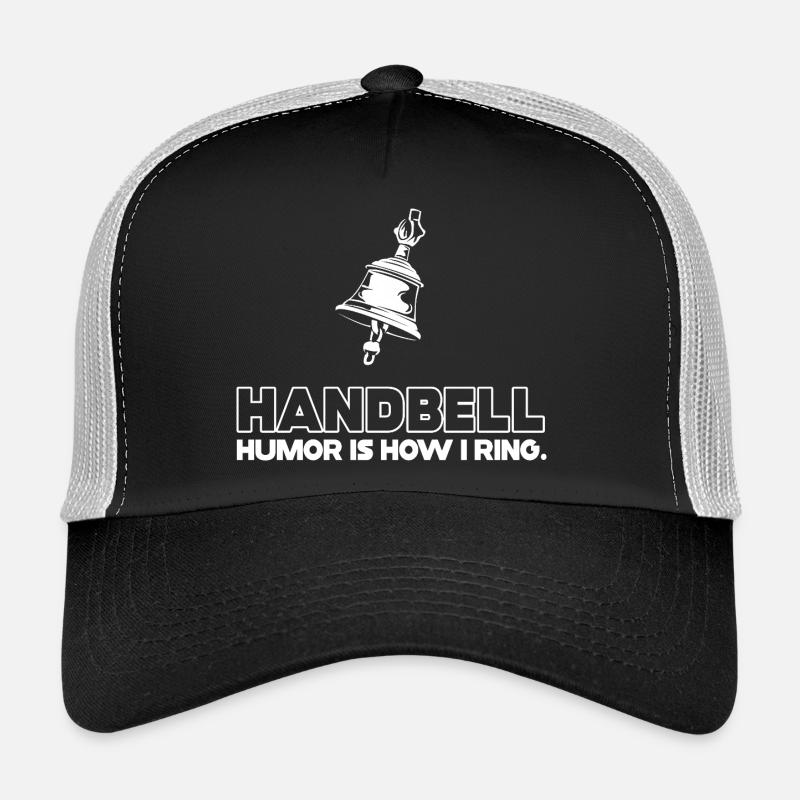 Handbell Humor Ring Tee - Trucker Cap - black/stone grey
