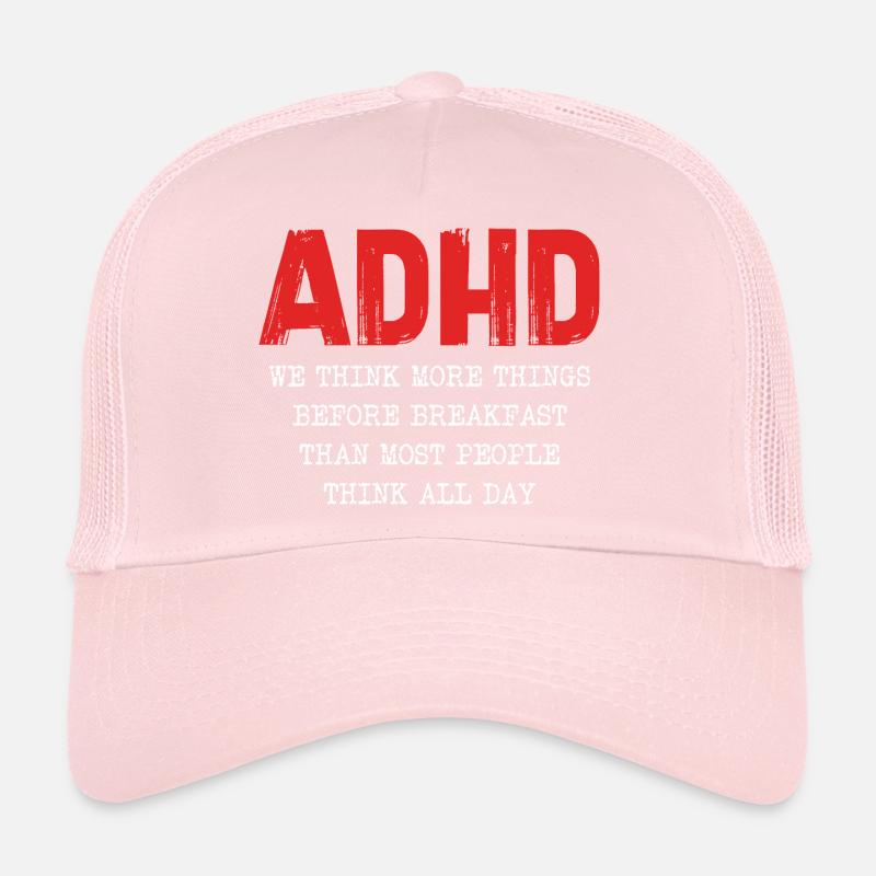 ADHD Thought Cascade in the Morning Trucker Cap