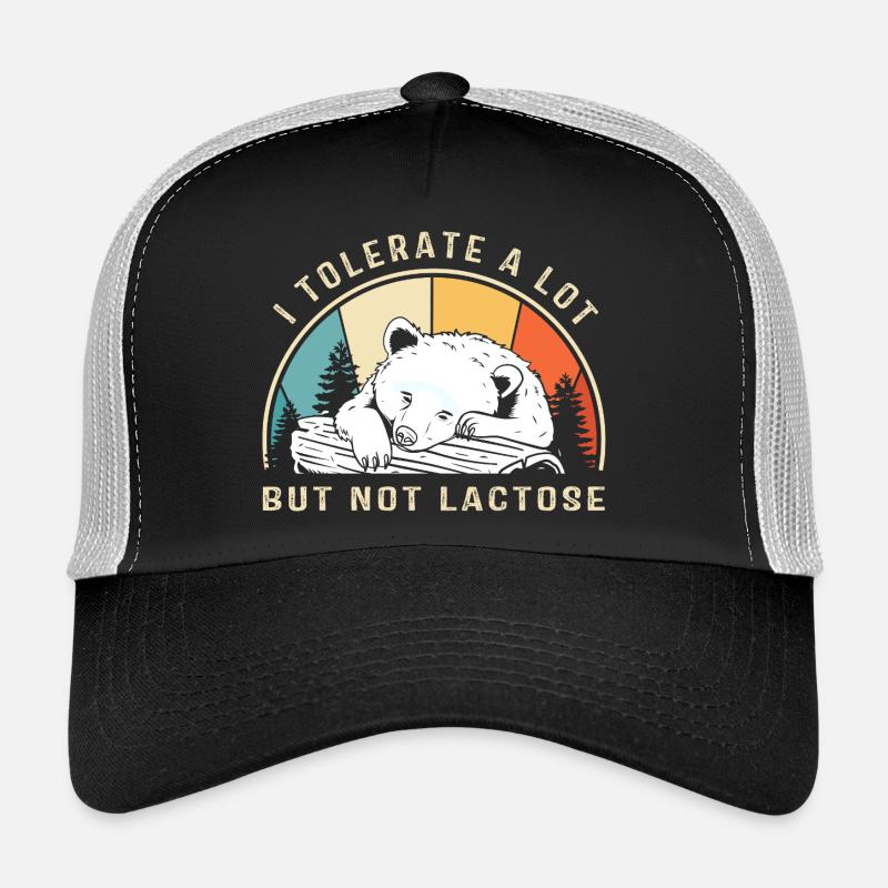 Allergie au lait Intolérance au lactose Flatulence Casquette trucker 
