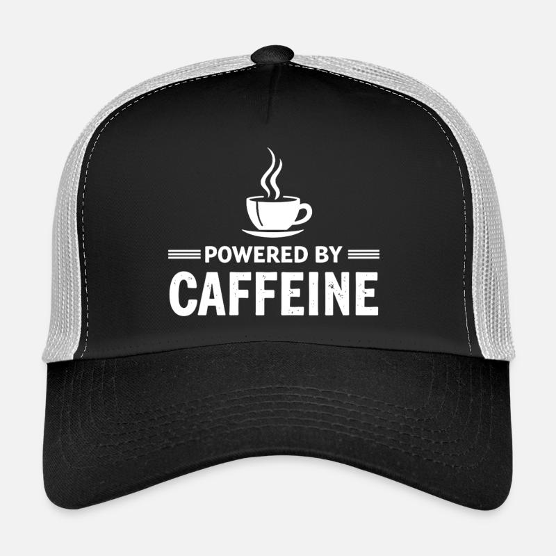 Alimenté par la caféine, le café exprime l’énergie Casquette trucker 