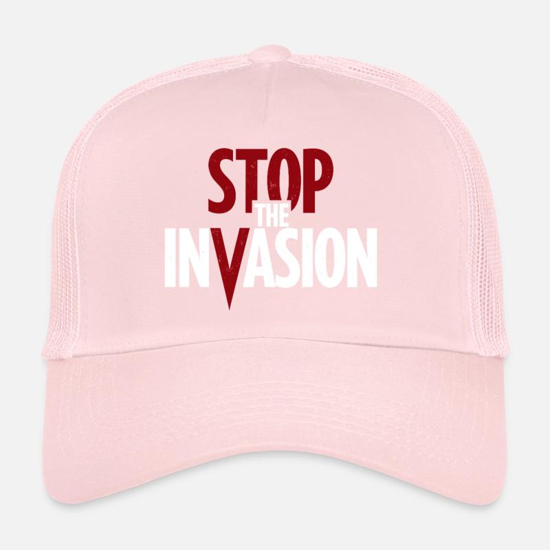 Stop The Invasion Against Aggression Trucker Cap