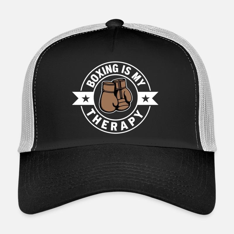 La boxe est ma déclaration sportive Therapy Boxen Casquette trucker 