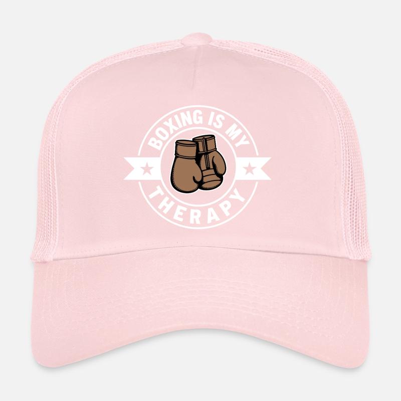 La boxe est ma déclaration sportive Therapy Boxen Casquette trucker