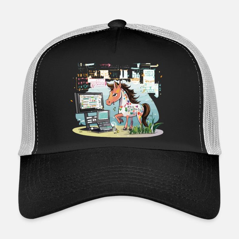 Digital Graffiti Pony Casquette trucker 