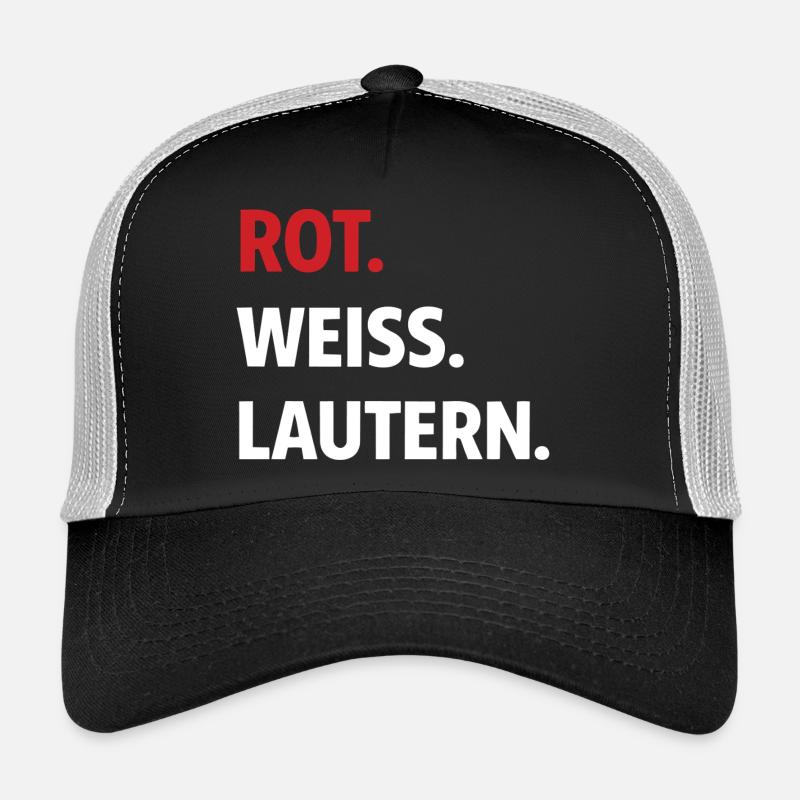 Rouge. Blanc. Lautern. – Maillot de supporter de Kaiserslautern Casquette trucker 